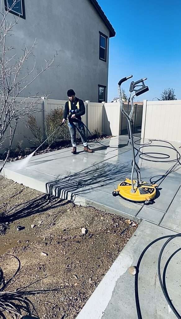 pressure washing