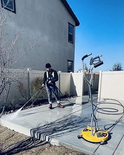 pressure washing