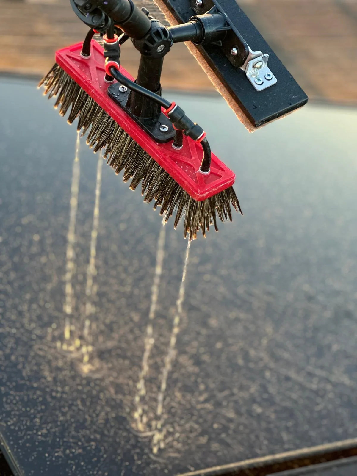 solar panel cleaning