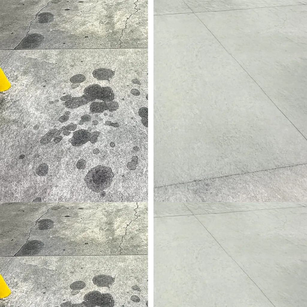 oil stain removal