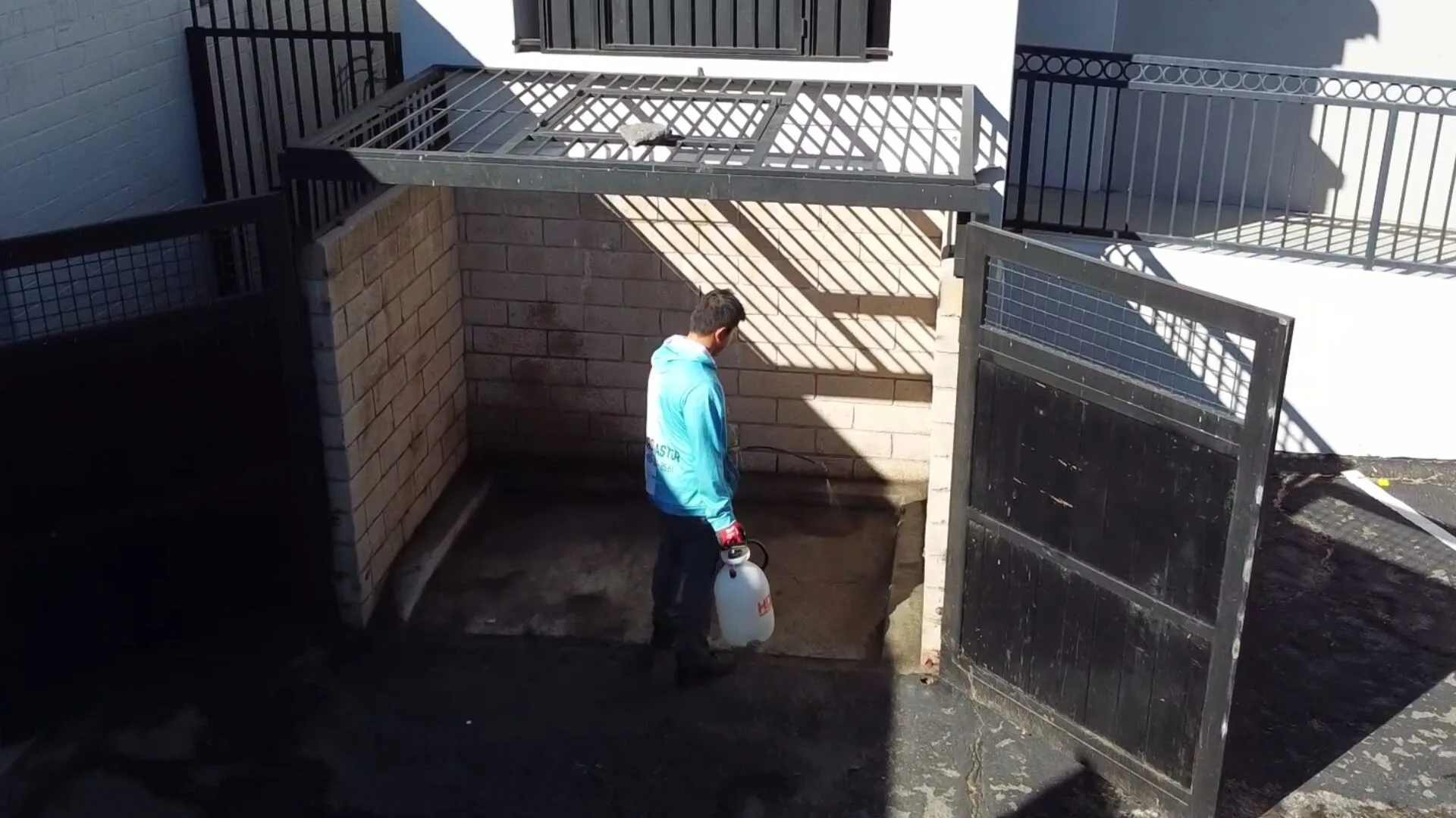 dumpster pad cleaning 8