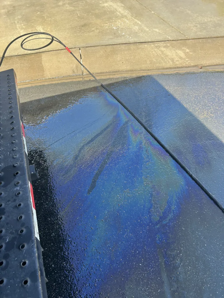 oil stain removal before