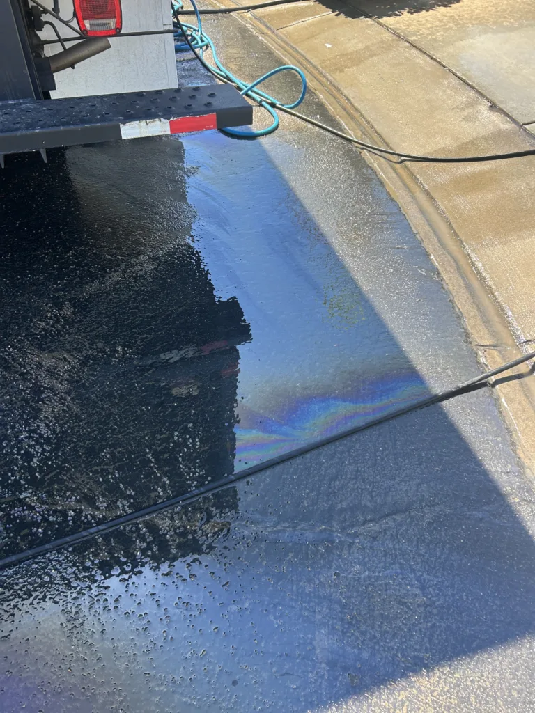 oil stain removal before 1