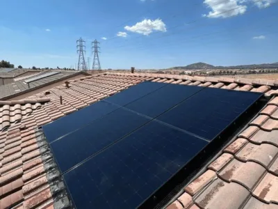 solar panel cleaning before and after