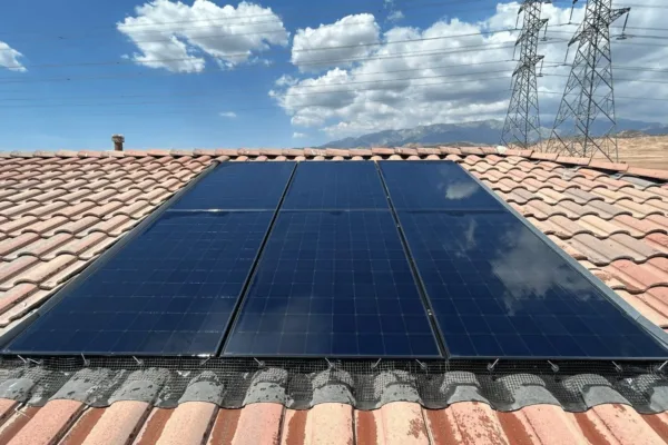 solar panel cleaning before and after